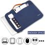 Ferkurn 11 11.6 12 Inch Chromebook Case Laptop Sleeve Water Repellent Bag with Handle Compatible with Surface, Notebook,XPS, Acer, 13 inch MacBook pro, Protective Carrying Computer Bag for Women,Blue