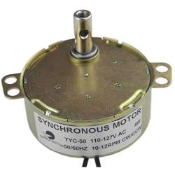 CHANCS TYC-50 10/12RPM CW/CCW Permanent Magnet Motor 110V AC Electric Synchron Motor