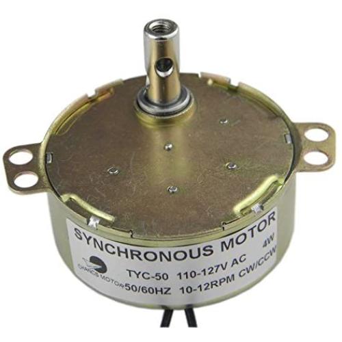 CHANCS TYC-50 10/12RPM CW/CCW Permanent Magnet Motor 110V AC Electric Synchron Motor