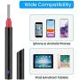 MSQL Wireless Otoscope Earwax Removal 1080P HD WiFi Ear Wax Remover Endoscope with Blue Light Disinfection Light, for Children, Adults, Pets
