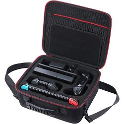 Zadii Hard Carrying Case Compatible with Nintendo Switch, Travel Case fit Switch Pro Controller