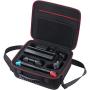 Zadii Hard Carrying Case Compatible with Nintendo Switch, Travel Case fit Switch Pro Controller