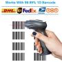 LS-PRO Wireless Barcode Scanner with USB Cradle Receiver Charging Base, 2.4GHz Handheld 1D Cordless Laser Barcode Reader, UP to 150Ft Transmission Range, long-life Battery 2200mAh, 1 Year Warranty.