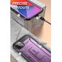 SUPCASE Unicorn Beetle Pro Series Case for iPhone 12 Pro Max (2020 Release) 6.7 Inch, Built-in Screen Protector Full-Body Rugged Holster Case(Violte)