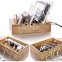 Prosumers Choice Natural Bamboo Charging Station Rack for Smartphones and Tablets