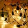 10 Pack-LED S14 Replacement Bulbs, LED Filament Bulb, 2W(20W Equivalent), Fits for Outdoor String Lights/Patio Lights, Warm 2700K, Dimmable, E26 Standard Screw Base, Clear Glass (2W-10 Pack)