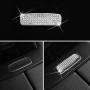 Pursuestar Bling Bling Crystal Armrest Box Button Cover Car Interior Trim Sticker Decals for Mercedes Benz 2019 2020 A B Class 2020 GLB GLA CLA