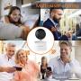 Ebitcam WiFi Camera,Pan/Tilt/Zoom Remote Monitor, Night Vision, Two-Way Audio, Motion Alarm, Available for iOS/Android/PC ,Cloud Service Available,Work with Alexa
