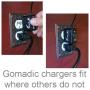 Gomadic High Output Home Wall AC Charger Designed for The Zoom H6 with Power Sleep Technology - Intelligently Designed with Gomadic TipExchange