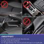 Meidong Car Seat Gap Organizer, Storage Box, Console Side Pocket Storage Couple 2Pack for Cellphones/Keys/Cards/Wallets/Sunglasses