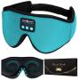 MUSICOZY Sleep Headphones 3D Bluetooth 5.0 Wireless Headband Sleep Mask, Sleeping Headphones Music Eye Mask for Side Sleepers. Air Travel, Built-in Ultra Thin Speakers Microphones Noice Cancelling