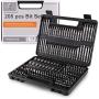 208 Piece Screwdriver Bit Set Security Bit Chrome Vanadium Steel Professional Ended Screw Tools Box by WULFPOWERPRO