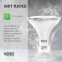 Sunco Lighting 4 Pack PAR38 LED Bulb 13W=100W, 5000K Daylight, 1050 LM, Dimmable, Indoor/Outdoor Spotlight, Waterproof - UL & Energy Star Listed