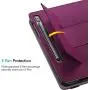 Fintie Keyboard Case for Samsung Galaxy Tab S6 10.5'' 2019 (Model SM-T860/T865/T867), [Patented S Pen Slot Design] Folio Stand Cover with Removable Wireless Bluetooth Keyboard, Purple
