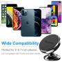 [ 2 Pack ] Magnetic Phone Car Mount, Universal Car Phone Holder for Dashboard, Cell Phone Car Kits, 360° Adjustable Magnet Cell Phone Mount Compatible with Apple iPhone, Samsung Galaxy, pixel and More