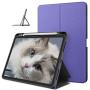DTTO Case for iPad Air 4 2020, iPad 10.9 Case, Double-fold Folio Stand Shockproof TPU Back Cover with Built-in Apple Pencil Holder - Auto Wake/Sleep and Multiple Viewing Angles, Purple