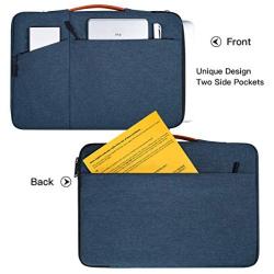 11.6-12.9 Inch Waterproof Laptop Case for Asus VivoBook 11, Dell XPS 13 9300 7390, Acer R11 Chromebook, Lenovo Yoga 11e,HP Asus Samsung Chromebook Protective Tablet Bag(Blue)