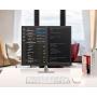 Bestand Premium Dual Monitor Stand - Dual Monitor Mount for LED LCD,Up to 17-27 Screen,Aluminum (Silver)