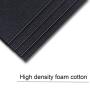 Adhesive Foam Strip, 4 Inch Length X 4 Inch Width X 1/16 Inch Thickness Self Stick Foam Rubber Sheet Non-Slip Air Conditioner Insulation Pads Black Foam Padding Foam Strip (20Pcs)