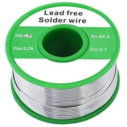 Lead Free Solder Wire Sn99 Ag0.3 Cu0.7 with Rosin Core for Electronic 100g/3.5oz 1mm