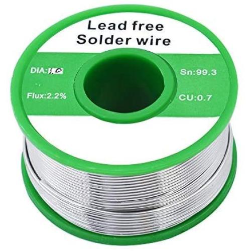 Lead Free Solder Wire Sn99 Ag0.3 Cu0.7 with Rosin Core for Electronic 100g/3.5oz 1mm