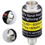 LTE Filter with Lightning Arrestor - LTE Filter for TV Antenna - Cable TV in-Line Coaxial Surge Protector