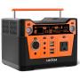 AIMTOM 300-Watt Portable Power Station - 280Wh Battery Powered Generator Alternative with 12V, 24V, AC and USB Outputs - Solar Rechargeable Lithium Backup Power - for Camping Outdoors RV Emergency