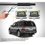 Backup Camera with Tailgate Handle for Universal Monitors (RCA),Rear View Reverse Parking Camera for A4 B6, A5, A6,Q3 VW Passat B5 B6 B7 Golf 5/6, Touran, Sharan, Tiguan, Touareg,Caddy,Jetta
