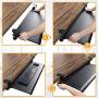 HUANUO Keyboard Tray Under Desk with C Clamp-Large Size, Steady Slide Keyboard Stand, No Screw into Desk, Perfect for Home or Office