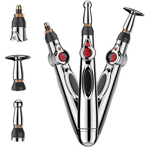 Sloovery Electronic Acupuncture Pen Meridians Laser Acupuncture Machine Magnet Massager