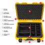 Nanuk 925 Waterproof Hard Case with Padded Dividers - Yellow
