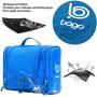 Bago Hanging Toiletry Bag For Women & Men - Leak Proof Travel Bags for Toiletries with Hanging Hook & Inner Organization to Keep Items From Moving - Pack Like a PRO