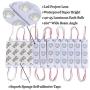 Store Showcase LED Lights 60 Leds 12V 40LM/chip Waterproof White Light with Project Lens for Store LED Project Decorative Light Fixtures