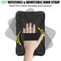 ZenRich Galaxy Tab A 8.4 Case (2020), SM-T307/SM-T307U Case with Kickstand Hand Strap and Shoulder Strap zenrich Heavy Duty Shockproof Case for Samsung Galaxy Tab A 8.4 T307 Verizon /Sprint (Black