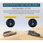 AUTOOL X95 GPS Slope Meter Car Inclinometer Level Tilt Gauge, Car HUD GPS Speedometer MPH Car Electronic Compass Clinometer Indicator, Digital Inclinometer Car Angle Slope Meter for Off-Road Vehicle