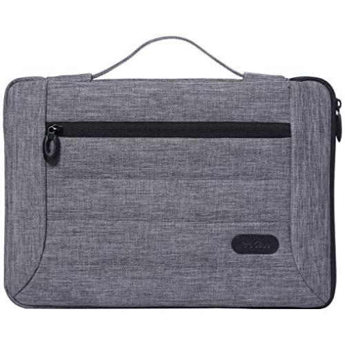 ProCase 12-12.9 Inch Laptop Sleeve Case Cover Bag for MacBook Surface Pro 7 / Pro 6 / Surface Pro 2017/ Pro 4 3, Apple iPad Pro, Most 11'' 12'' Laptop Ultrabook Notebook MacBook Chromebook -Grey
