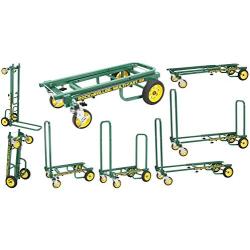 Rock-N-Roller R2RT-GR (Micro) 8-in-1 Folding Multi-Cart/Hand Truck/Dolly/Platform Cart/26'' to 39'' Telescoping Frame/350 lbs. Load Capacity, Green