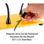 QuadHands Deluxe WorkBench Helping Hands Third Hand System - Magnetic Mount Arms Can be Positioned Anywhere - Ultimate Flexibility