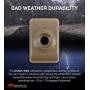 Dakota Alert DCMA-4000 Wireless Motion Detector Driveway Alarm System - DCMT-4000 Passive Infrared Transmitter and DCR-4000 Receiver