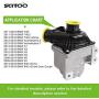 SCITOO Auxiliary Water Pump fits for 2011-2011 A2C59514607 BMW 535i 535i GT 535i GT xDrive 535i 3.0L