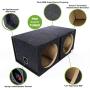 BBox E10DSV Dual 10'' Vented Carpeted Subwoofer Enclosure