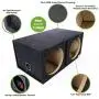 BBox E10DSV Dual 10'' Vented Carpeted Subwoofer Enclosure