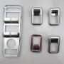 Angelguoguo Car Door Window Glasses Lifter Button Decoration Frame Trim Stickers for Mercedes Benz A C B E GLK ML GL G500 GLA Class