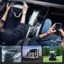 [Upgraded] Car Cup Holder Phone Mount Adjustable Gooseneck Automobile Cup-Holder-Phone-Car-Mount for iPhone 11 Pro/XR/XS Max/X/8/7 Plus/6s/Samsung S10+/Note 9/S8 Plus/S7 Edge(Blue)