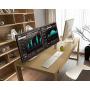Bestand Premium Dual Monitor Stand - Dual Monitor Mount for LED LCD,Up to 17-27 Screen,Aluminum (Silver)
