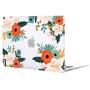 iDonzon Case for MacBook Air 13 inch A1466 A1369 2010-2017 Release, Matte Clear Hard Cover & Transparent Keyboard Cover & Screen Protector Compatible with Older Version Mac Air 13.3 inch - Red Flower