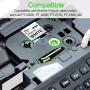 Labelife Compatible 18mm Label Tape Replacement for Brother Ptouch 3/4 Label Tape TZe-241 18mm 0.7 Laminated White TZe TZ Tape TZe241 for Brother P-touch PTD400AD PT-D600 PT-P710BT Label Maker, 6-Pack