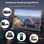 NIUTO 15.6 Portable Monitor [100% sRGB] Full HD 1080P USB C Display Eye Care IPS Screen Dual Speaker Computer Display HDMI Type C for Mac Phone Laptop PC Xbox PS4