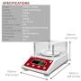 American Fristaden Lab Analytical Precision Scale 2000g x 0.01g | 01 Gram Scale Weighs Grams, Ounces, Pounds, Carats | High Accuracy Digital Balance for Laboratory, Jewelry, Business | 1YR Warranty