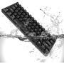 DIERYA DK61E 60% Mechanical Gaming Keyboard, RGB Backlit Wired PBT Keycap Waterproof Type-C Mini Compact 61 Keys Computer Keyboard with Full Keys Programmable (Gateron Optical Red Switch)